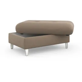 sit&more Hocker Marano mit Stauraum 102 x 43 x 67 cm Grau