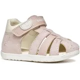 GEOX Jungen Mädchen B MACCHIA Gir Sandal, Rose/Off White, 26