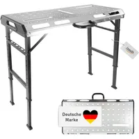 Lemodo Werkbank Stahl 17,5 kg schwarz höhenverstellbar