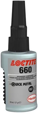 660 Fügeklebstoff hochfest hochviskos anaerob grau 50ml Flasche - grau