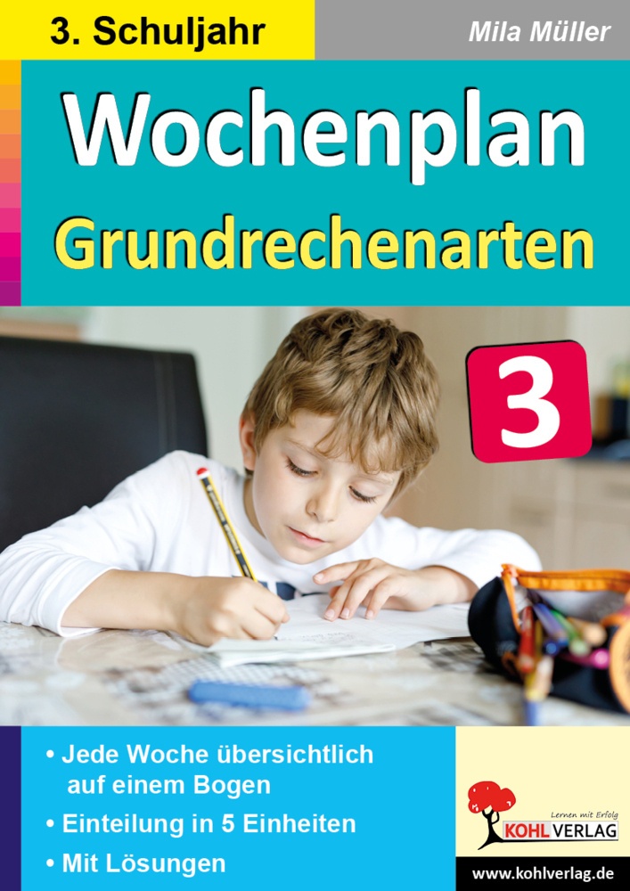 Wochenplan Grundrechenarten / Klasse 3 - Mila Müller  Kartoniert (TB)