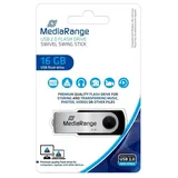 MediaRange Flexi-Drive 16GB schwarz/silber