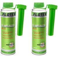 Flotex Öl Anti Rauch, 2 x 250ml Additiv reduziert Verschleiß und Rußentwicklung