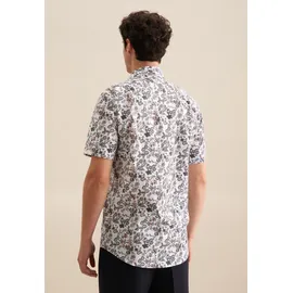 Seidensticker Businesshemd "Regular", Herren, Gr. L (41), normale Ärmellängen, orange, 100% Baumwolle, bedruckt, regular fit, gerader Abschluss, Hemden, Regular 1/2 Button-Down-Kragen Druck