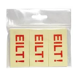 inFO Haftmarker gelb "EILT!" 3x 50 Streifen