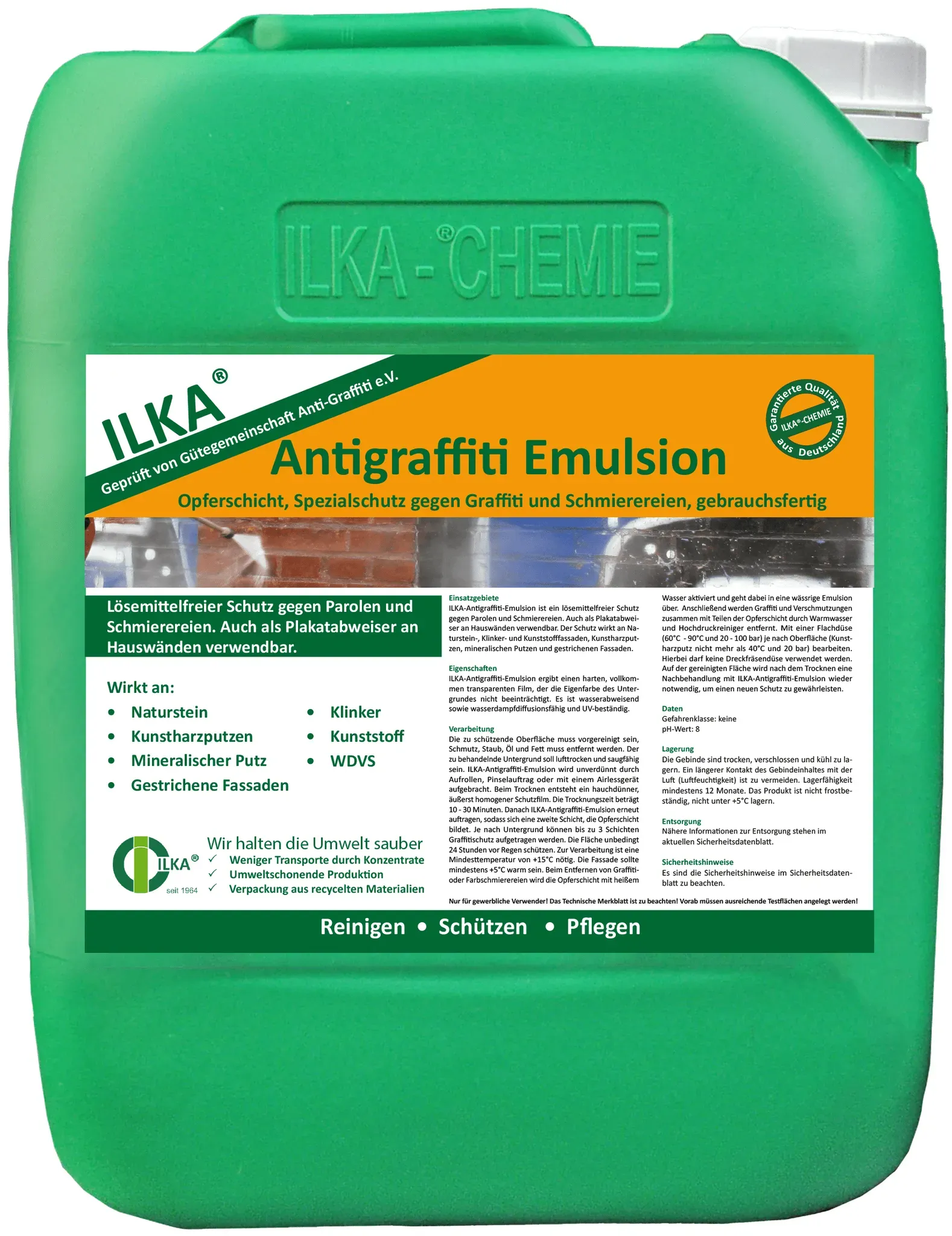 ILKA - Antigraffiti-Emulsion Spezialschutz