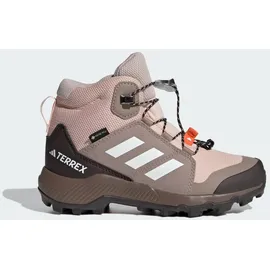 adidas Unisex Kinder Terrex Mid GORE-TEX Wanderschuh - Blush Pink / Off White / Chalky Brown - 36 2/3