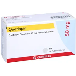 QUETIAPIN Glenmark 50 mg Retardtabletten 50 St