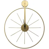 Art for the home Luxus Wanduhr Rund 55,0 cm 55cm gold