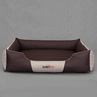 HobbyDog Hundebett Hundekorb Hundesofa für Haustier Grosse Hunde Waschbar - Comfort XXXL - Braun mit Beige