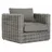 SonnenPartner Sands Aluminium mit Polyrattan charcoal
