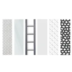 Einsätze Vario - Sichtschutz aus PVC – elegantes Design Rankgitter – Kunststoffzaun für individuelle Gestaltung im Garten