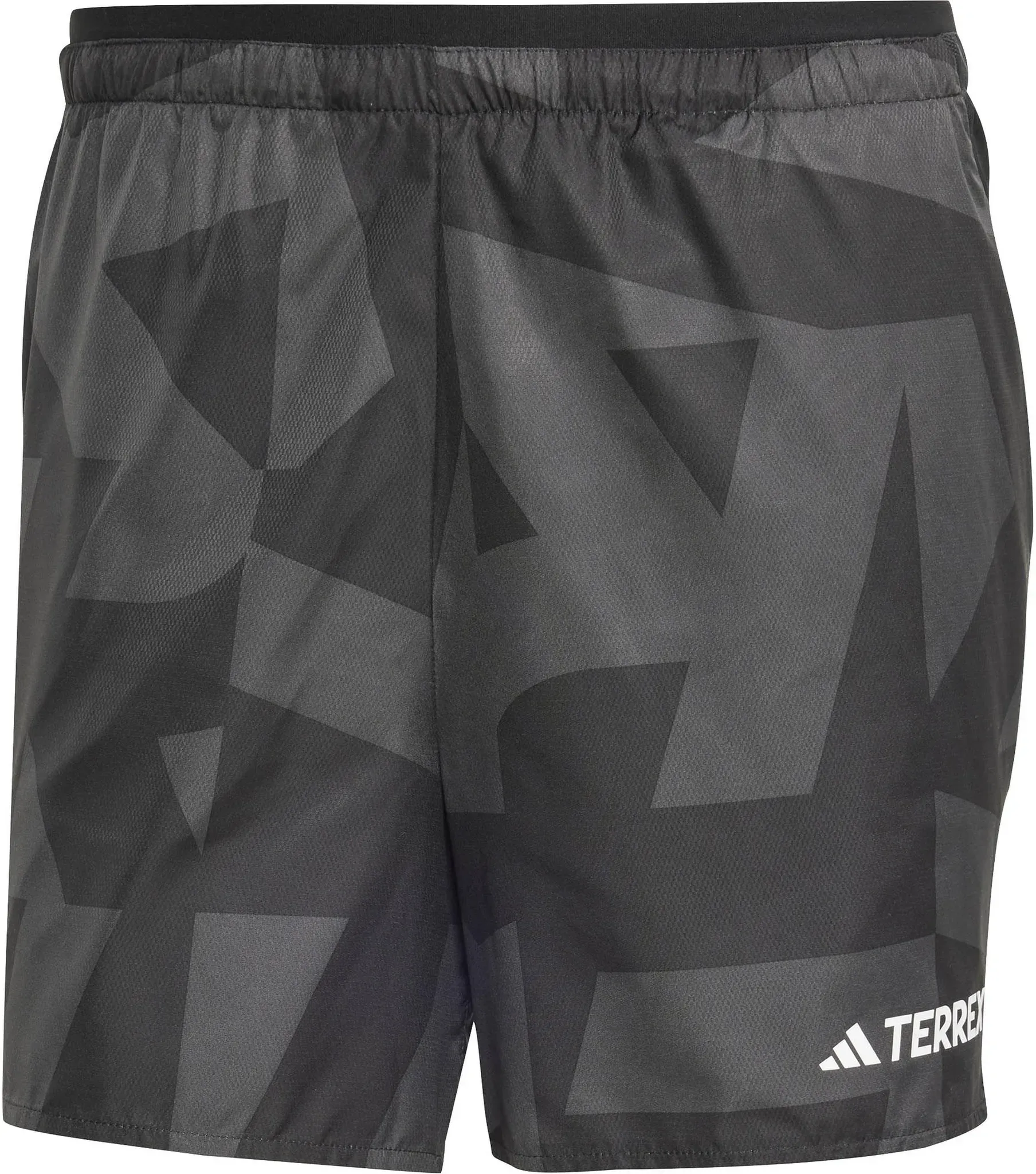 adidas LIGHT SH AOP Laufshorts Herren in black-carbon-grey six-grey four, Größe M - schwarz