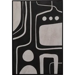 Leinwandbild KARE DESIGN "Leinwandbild Allegro Shades", bunt (farbe bild(er): schwarz, natur), B:73cm H:113cm T:4,3cm, Bilder
