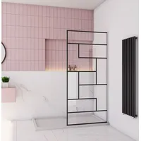 8mm Nano+ESG walk in Duschtrennwand Duschwand 70X200cm Ohne Stabilisator