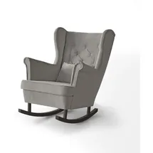 beautysofa Fabio Schaukelstuhl 82 x 103 x 108 cm beige