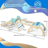 9-in-1 Montessori Kletterset Mit Rutsche Und Leiter