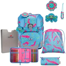 DerDieDas ErgoFlex Tiny 5-tlg. Happy Pixel blau