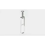 Hettich Schrankrohr-Mittellager SL 781, 70676 für Kleiderstange 30x15mm vernickelt