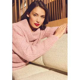 Betty & Co Strickpullover mit Lurexfaden Rose Melange 40