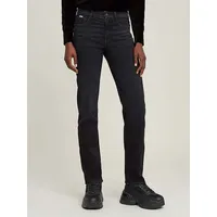 G-Star Strace Straight Jeans Worn In Black Vortex 25