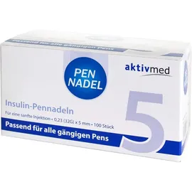 aktivmed Insulin Pennadeln 0,23 x 5 mm 100 St.