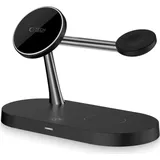 TECH-PROTECT A12 3in1 MagSafe induktives Ladegerät Schwarz