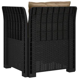 vidaXL 1-Sitzer Sessel 1 x 1 x 1 cm grau