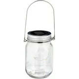 Relaxdays LED Solar Glas 2er Set