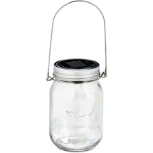 Relaxdays LED Solar Glas 2er Set