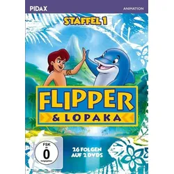 Flipper & Lopaka, Staffel 1 / Die ersten 26 Folgen der Zeichentrickserie über den allseits beliebten Delfin ( Pidax Animation) [2 DVDs]