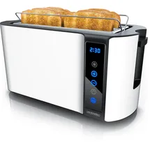 Arendo 4-Scheiben-Langschlitz-Toaster Weiß