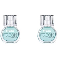 Mexx Fresh Woman – Eau de Toilette Natural Spray – Frisches Damen Parfüm mit fruchtigen Nuancen – 1 er Pack (1 x 15ml) (Packung mit 2)