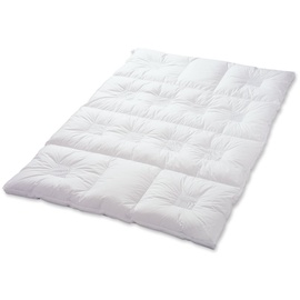Sanders Climabalance Premium warm Zudecke, Baumwolle, Weiß, 155 x 220 cm