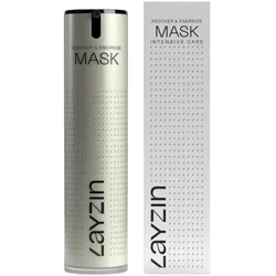 LAYZIN Gesichtsmasker zur Hautregeneration und -beruhigung 50 ml Schwarz 