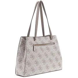 GUESS Schultertasche Erenia Tote Bag Dark Taupe Logo