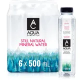 AQUA CARPATICA 500ml x 6 Still Water Premium Natürliches Mineralwasser, Mit Natürlichen Elektrolyten, 100% Recycelbar, BPA Frei, Ohne Kohlensäure, Perfekt für die Zubereitung von Babynahrung