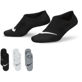 Nike Everyday Plus Lightweight Trainings-Footie-Socken für Damen (3 Paar) - Multi-Color, 38-42