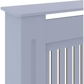 vidaXL MDF Heizkörperverkleidung Grau 205 cm