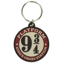 HARRY POTTER - Plattform 9 3/4 – Gummi-Schlüsselanhänger, mehrfarbig, Einheitsgröße