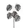 Hofmann Living And More Wanddekoobjekt "Wanddekoration", schwarz, B:65cm H:109cm T:4cm, Metall, HOFMANN LIVING AND MORE, Wanddekoobjekte, aus Metall, matt schwarz