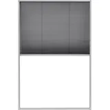 vidaXL Insektenschutz-Plissee für Fenster 80 x 120 cm Schwarz