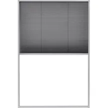 vidaXL Insektenschutz-Plissee für Fenster 80 x 120 cm Schwarz