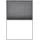 vidaXL Insektenschutz-Plissee für Fenster 80 x 120 cm Schwarz