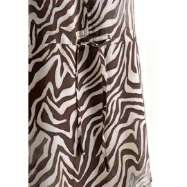 Cecil Midikleid Zebraprint Braun S
