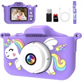 Kinderkamera Digitalkamera für Kinder 2.0” Display HD 1080P Video Foto Kamera