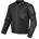 Olsan Solid perforierte Motorrad Leder Textiljacke Schwarz XL