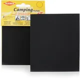 Kleiber Camping Nylon Flicken für Zelte selbstklebend schwarz,