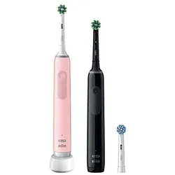 2 Oral-B Pro 3 3900 Duo Elektrische Zahnbürsten