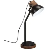 vidaXL Schreibtischlampe 25 w Schwarz 18x18x60 cm E27
